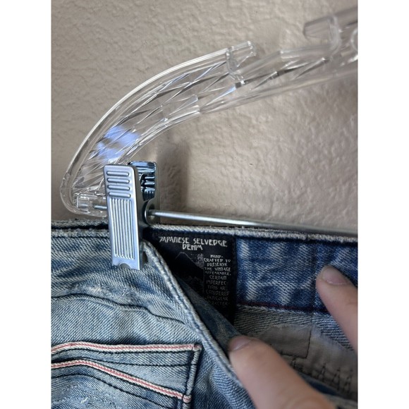 Cult of Individuality Rebel Straight Jeans Men’s 44x34 Japanese Denim - Picture 5 of 13